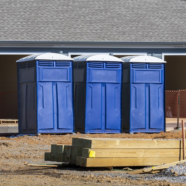 are there any restrictions on where i can place the portable toilets during my rental period in Cortland Ohio